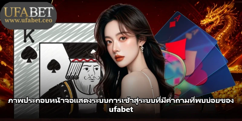 ภาพประกอบหน้าจอแสดงระบบการเข้าสู่ระบบที่มีคำถามที่พบบ่อยของ ufabet
