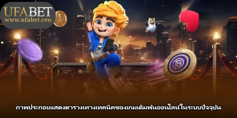 ภาพประกอบแสดงตารางเทางเทคนิคของเกมเดิมพันออนไลน์ในระบบปัจจุบัน ภาพประกอบแสดงตารางเทางเทคนิคของเกมเดิมพันออนไลน์ในระบบปัจจุบัน